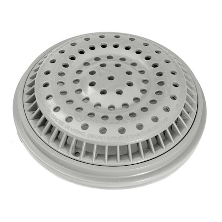 Powerhouse 8 in. Anti Vortex VGB Compliant Drain Cover, Grey PO2525893